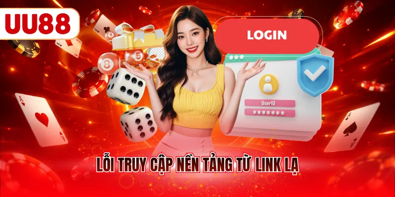 Lỗi truy cập nền tảng từ link lạ