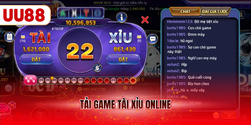 tải game tài xỉu online